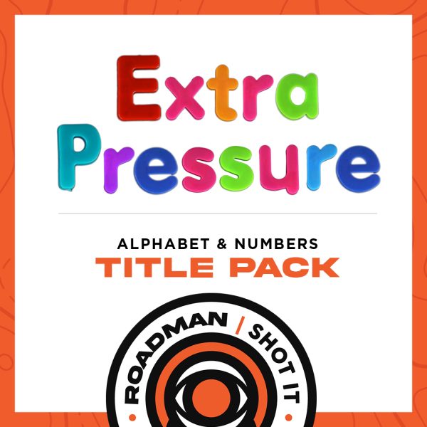 Extra Pressure  Alphabet and Numbers Title Pack